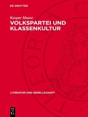cover image of Volkspartei und Klassenkultur